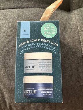 NEW Virtue RESTORATIVE TREATMENT MASK and EXFOLIATING SCALP TREATMENT